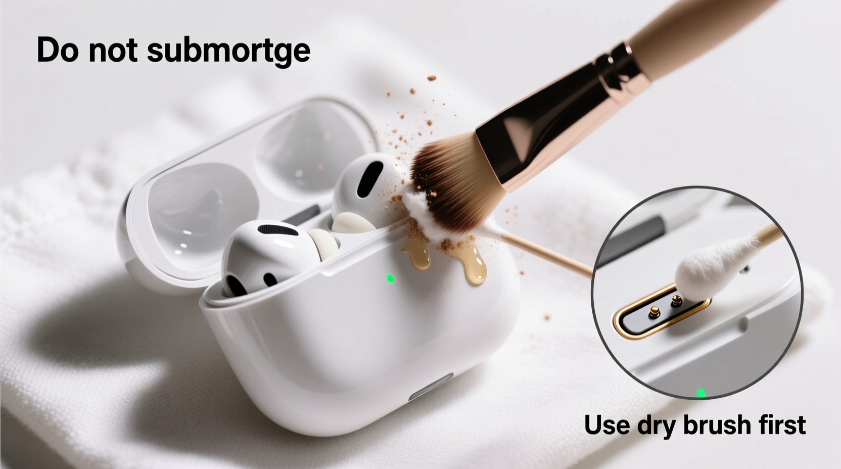 how to properly clean your airpods case without damaging the charging pins