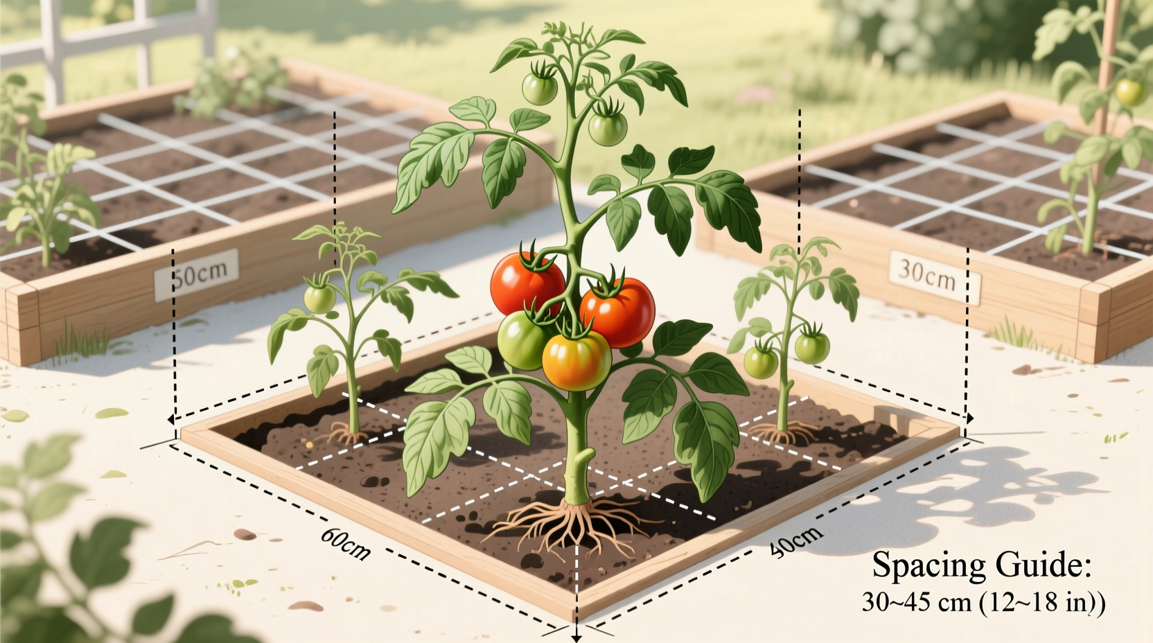 Tomato Plant Spacing Guide: Optimal Distance for Healthy Growth