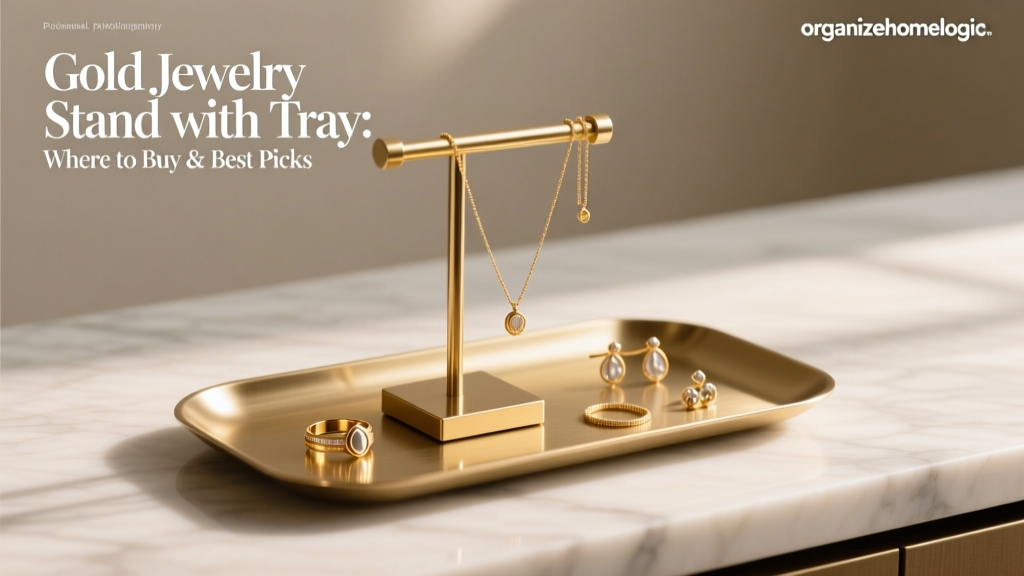 Gold Jewelry Stand with Tray: Where to Buy & Best Picks