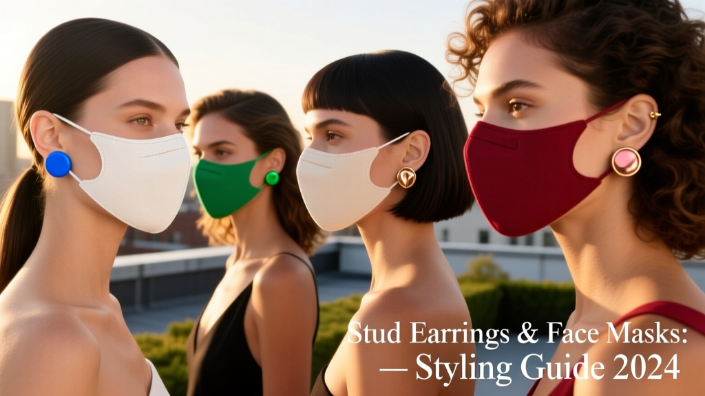 Stud Earrings & Face Masks: Styling Guide 2024