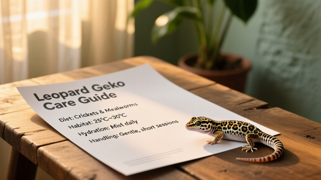 Leopard Gecko Care Sheet