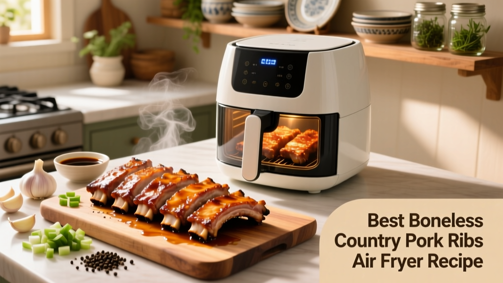Best Boneless Country Pork Ribs Air Fryer Recipe