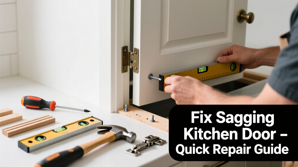 Fix a Sagging Kitchen Door: Quick Repair Guide