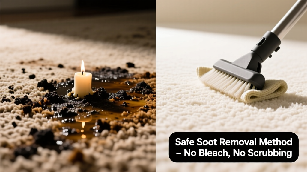 How to Remove Candle Soot from Carpet Safely