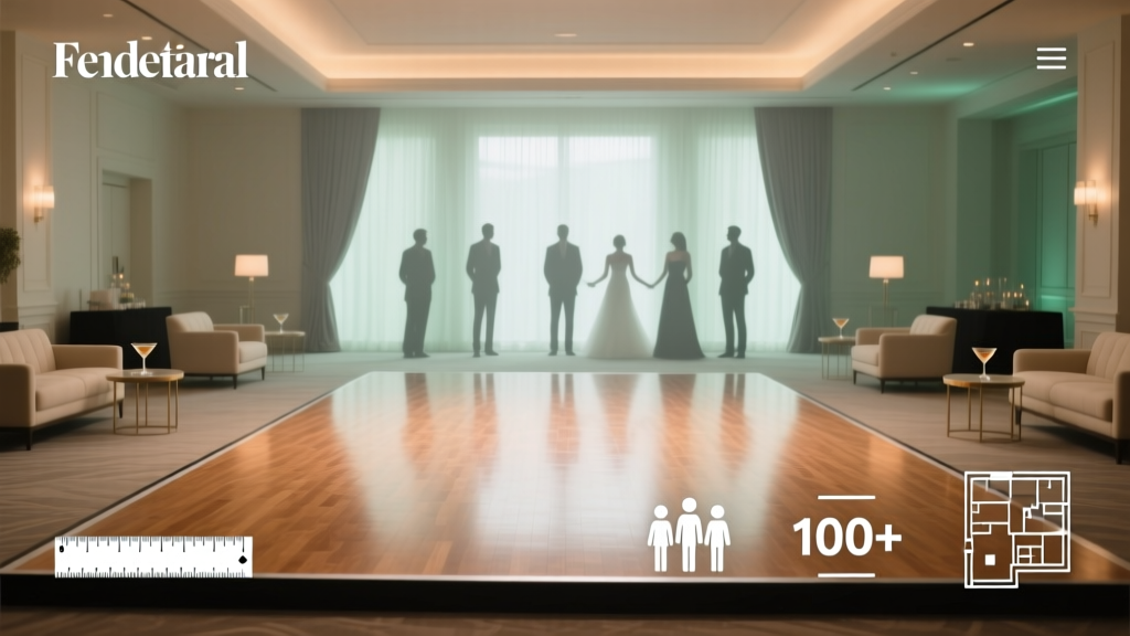 Wedding Dance Floor Size: Square Feet by Guest Count