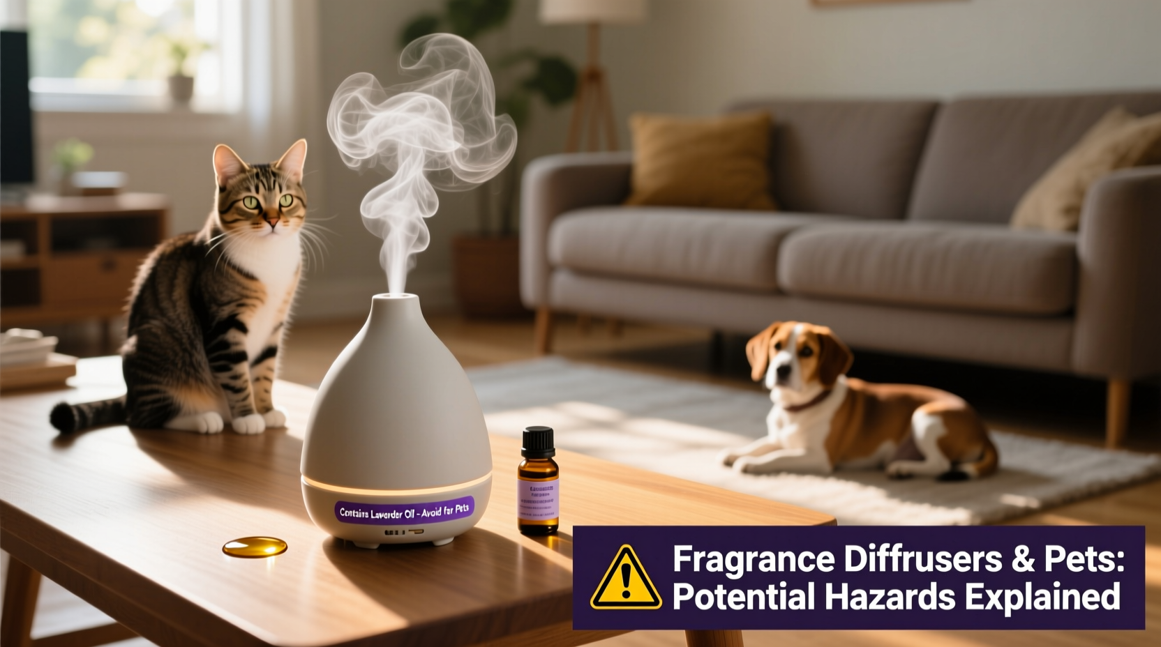 are fragrance diffusers safe to use around pets potential hazards explained