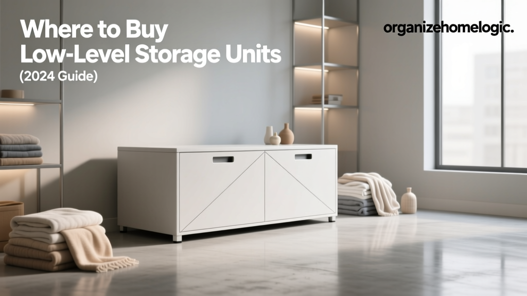 Where to Buy Low-Level Storage Units (2024 Guide)