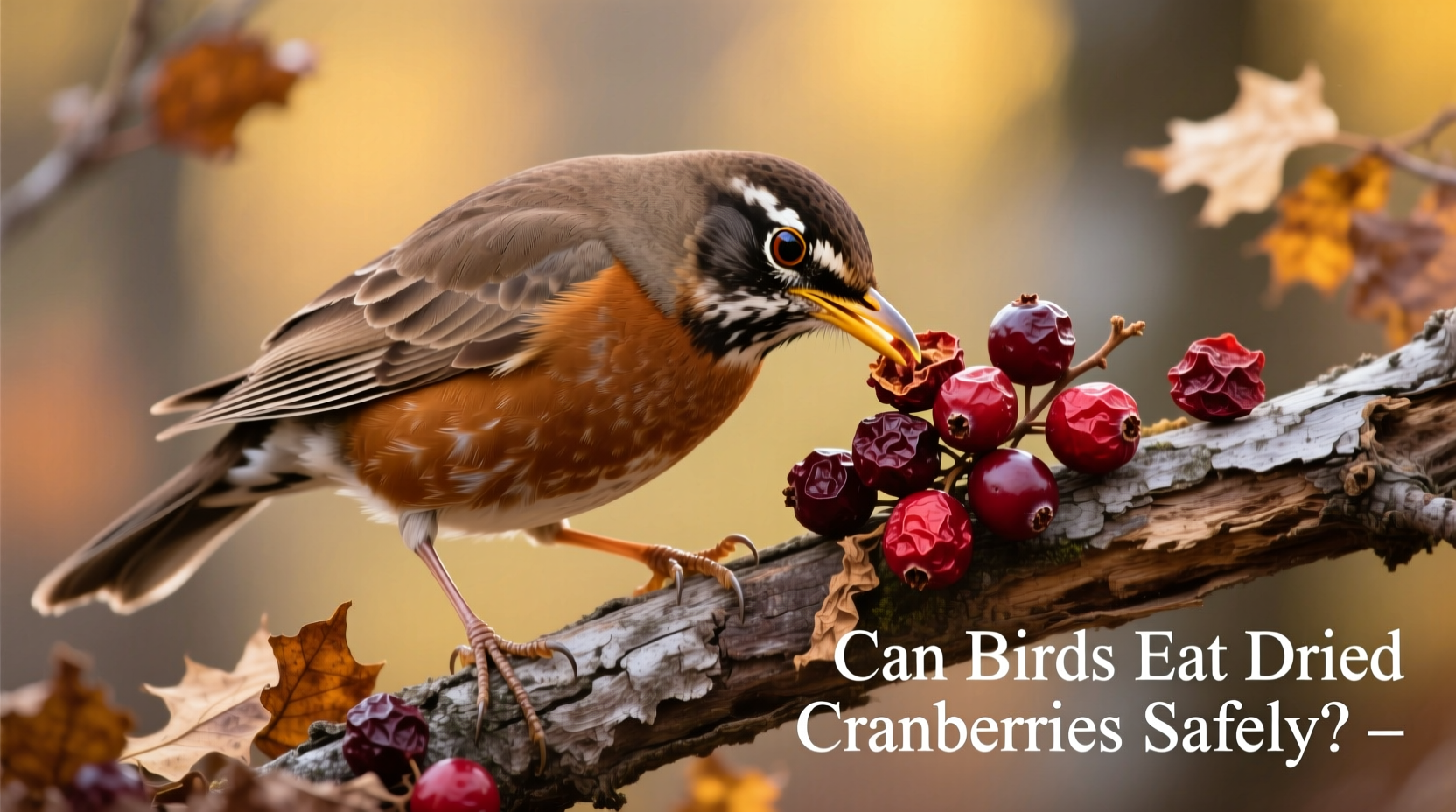 can birds eat dried cranberries