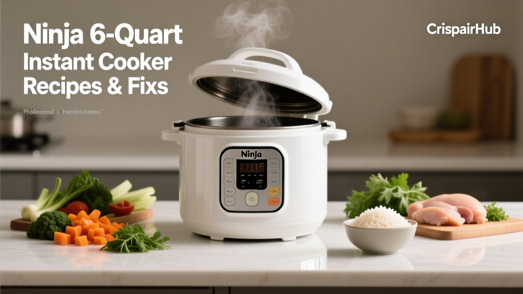 Ninja 6-Quart Instant Cooker Recipes & Fixes