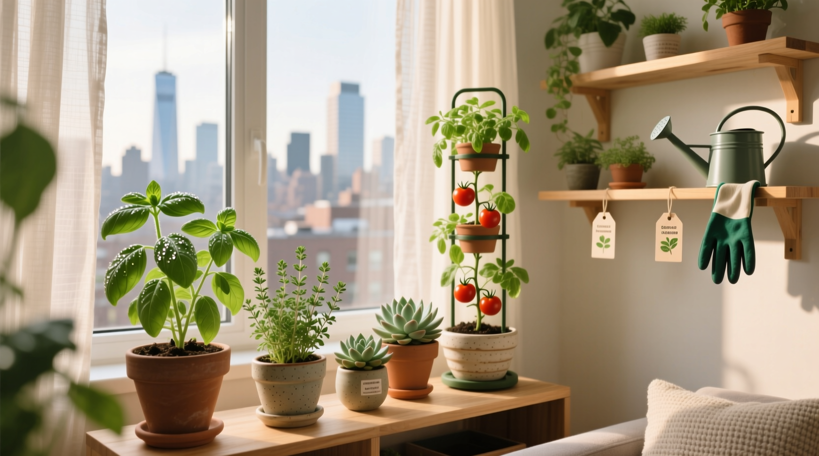 apartment gardening for beginners