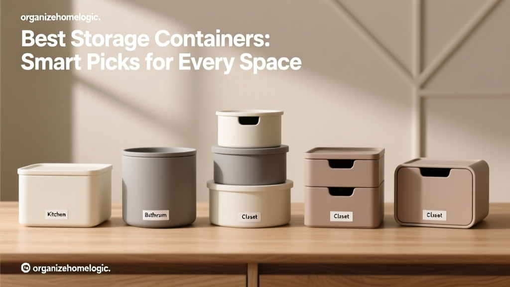 Best Storage Containers: Smart Picks for Every Space