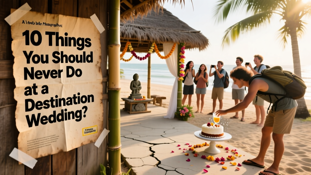 10 Things You Should Never Do At A Destination Wedding