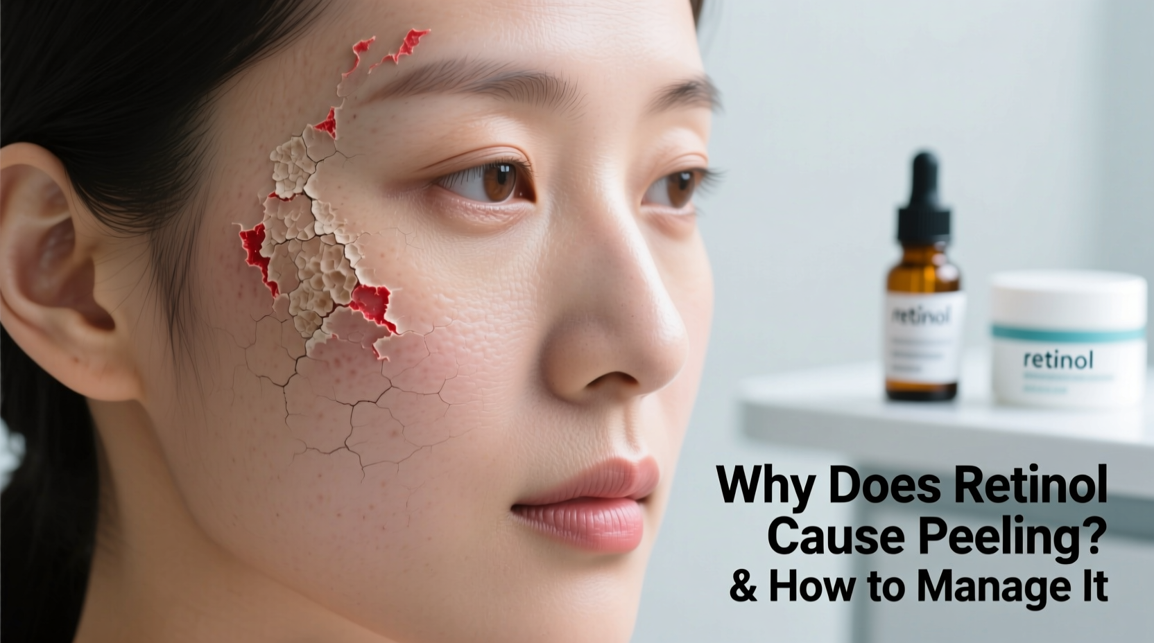 why does my face peel after using retinol and how to manage it