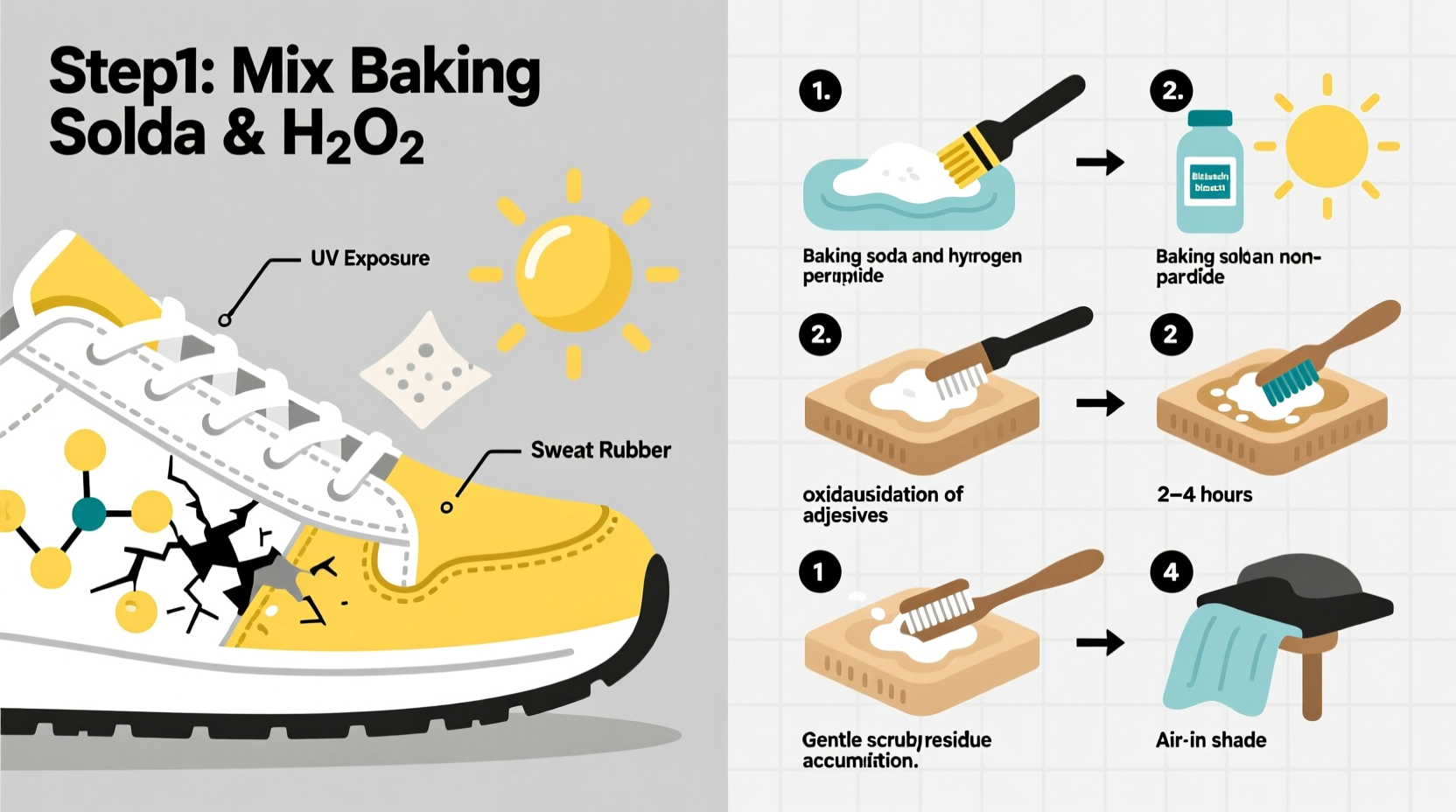 why do white sneakers turn yellow and how to restore them without bleach