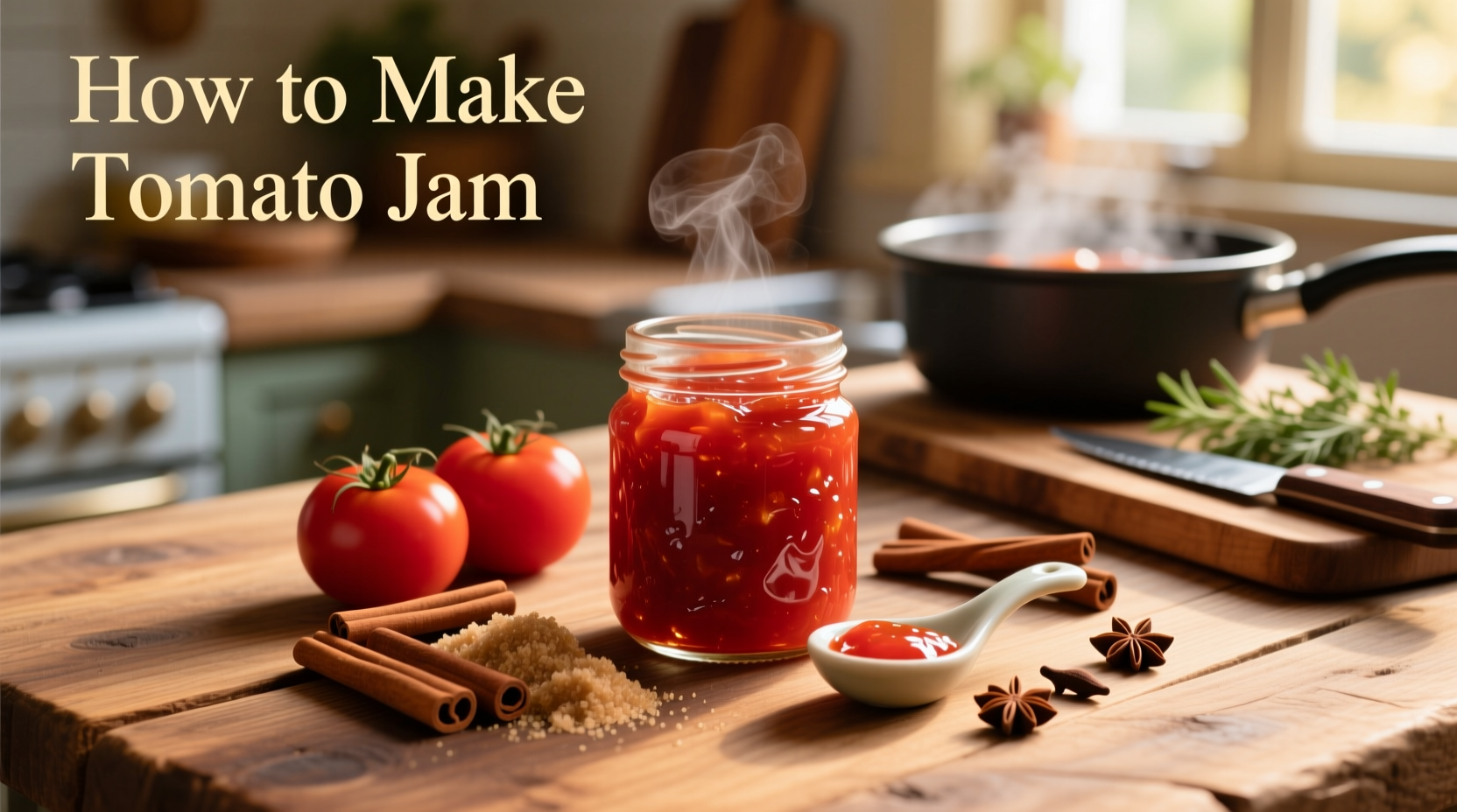 How to Make Tomato Jam: Simple 4-Ingredient Recipe