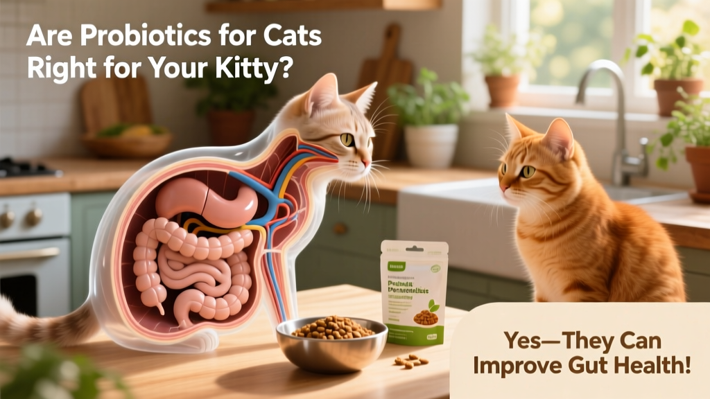 What Are Probiotics for Cats? And Can They Improve My Kitty’s Gut Health?