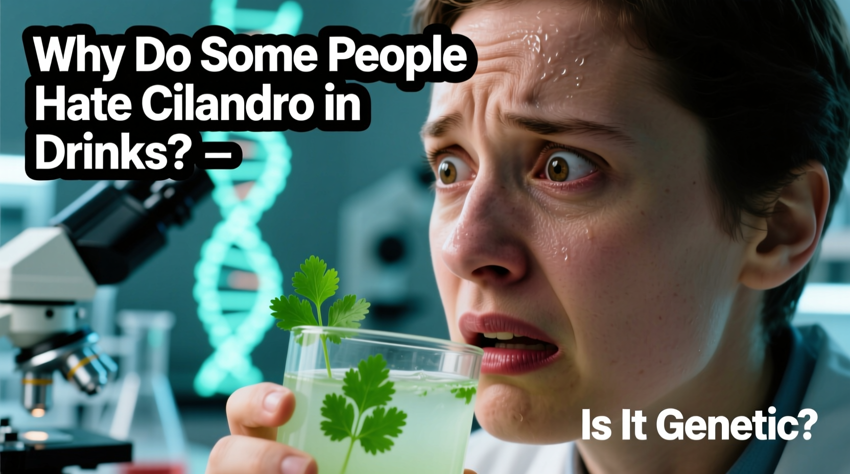 why do some people hate cilantro in drinks and is it genetic