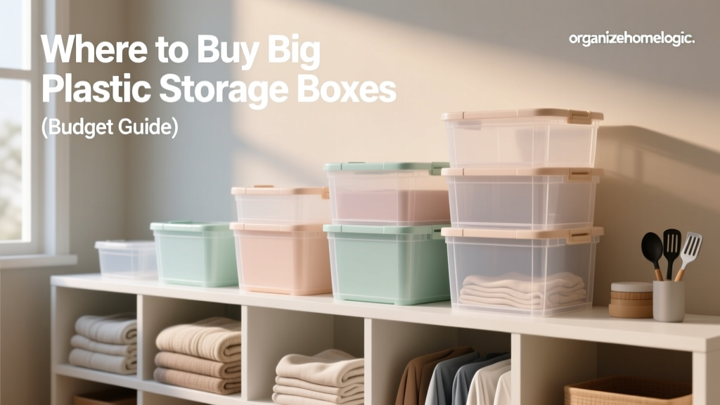 Where to Buy Big Plastic Storage Boxes (Budget Guide)