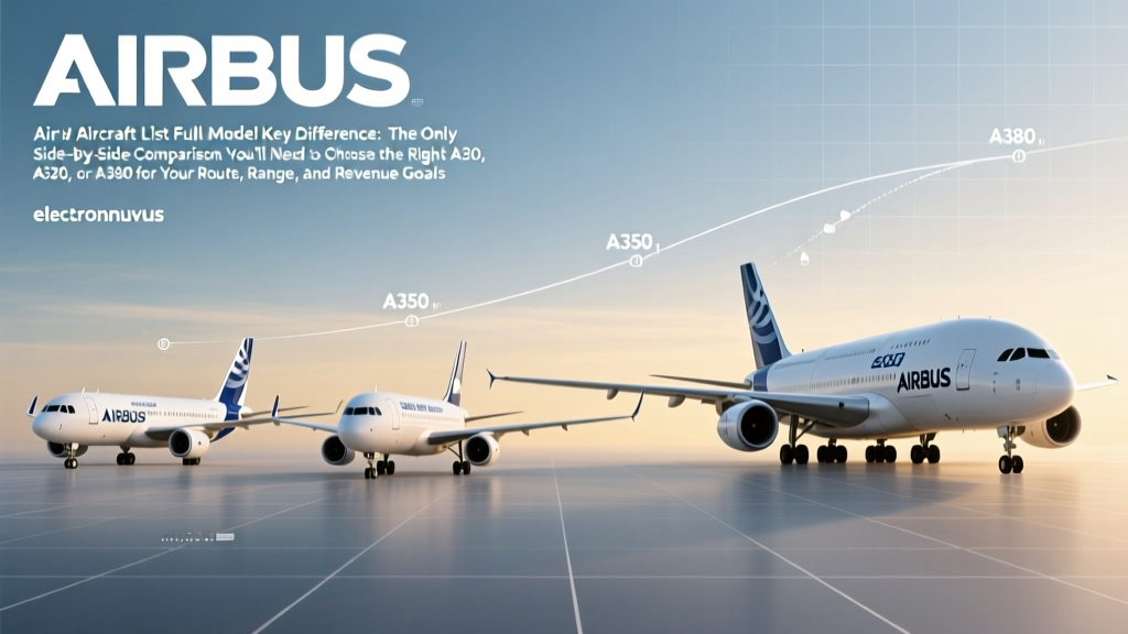 Airbus Aircraft List Full Model Key Differences: The Only Side-by-Side Comparison You’ll Need to Choose the Right A320, A330, A350, or A380 for Your Route, Range, and Revenue Goals