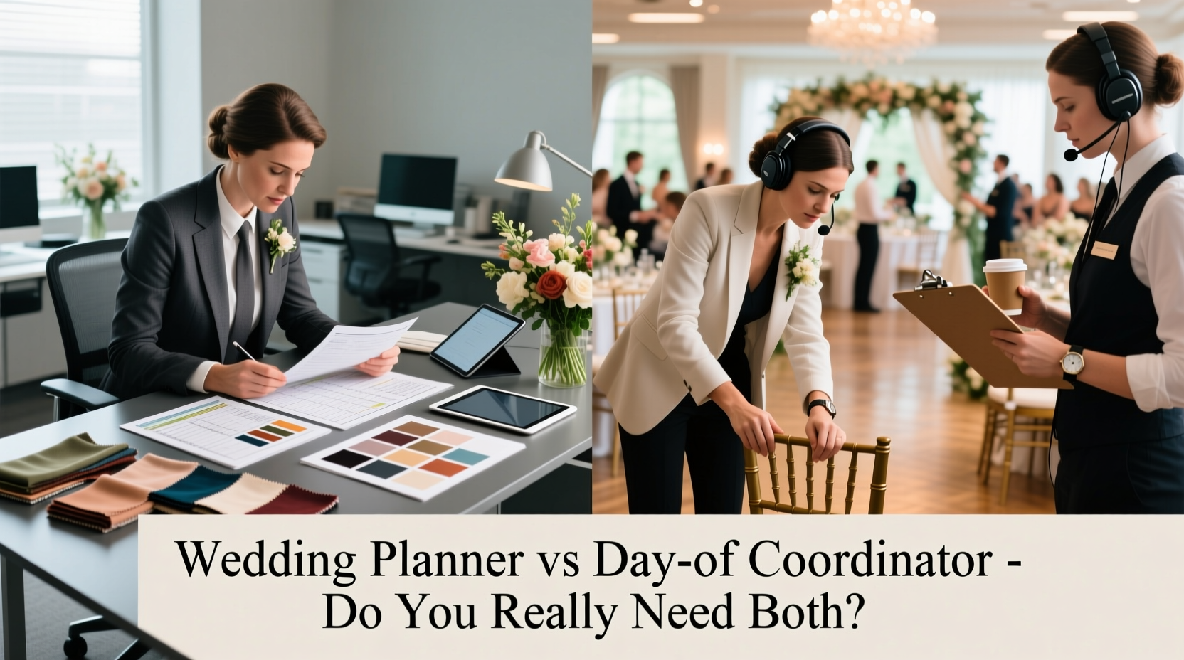 wedding planner vs day of coordinator do you really need someone for the whole process