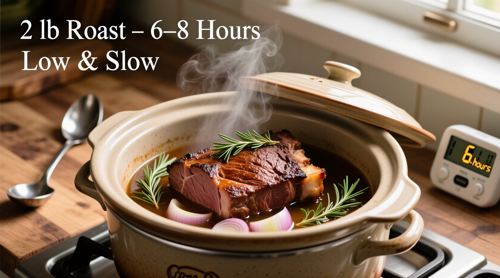 How Long to Cook 2 lb Roast in Crock Pot: Exact Timing Guide