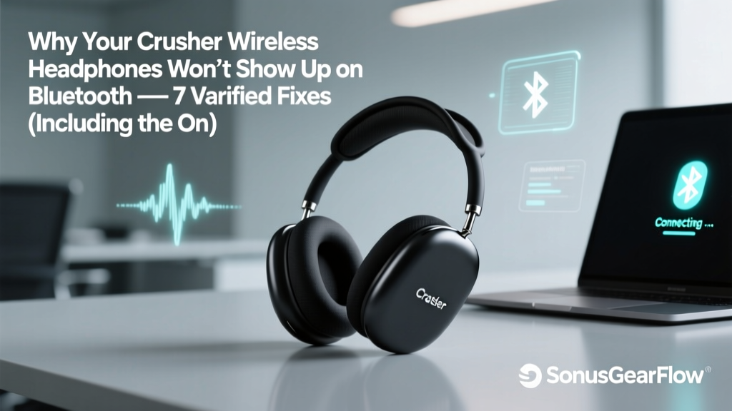How to Make Crusher Wireless Headphones Discoverable