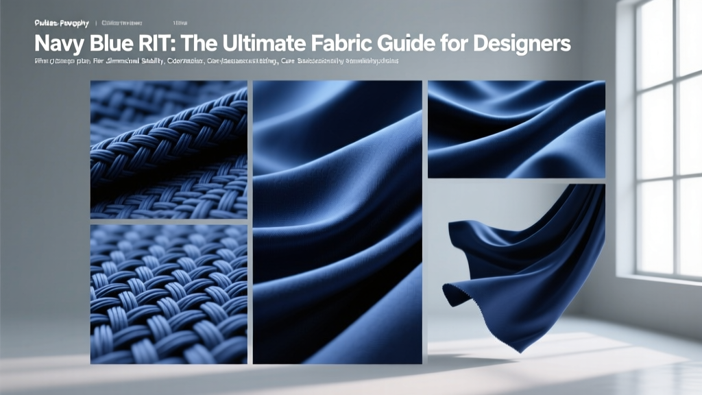 Navy Blue RIT: The Ultimate Fabric Guide for Designers