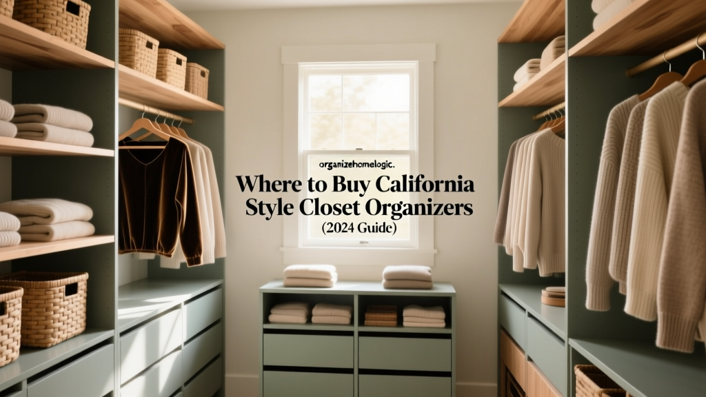 Where to Buy California Style Closet Organizers (2024 Guide)
