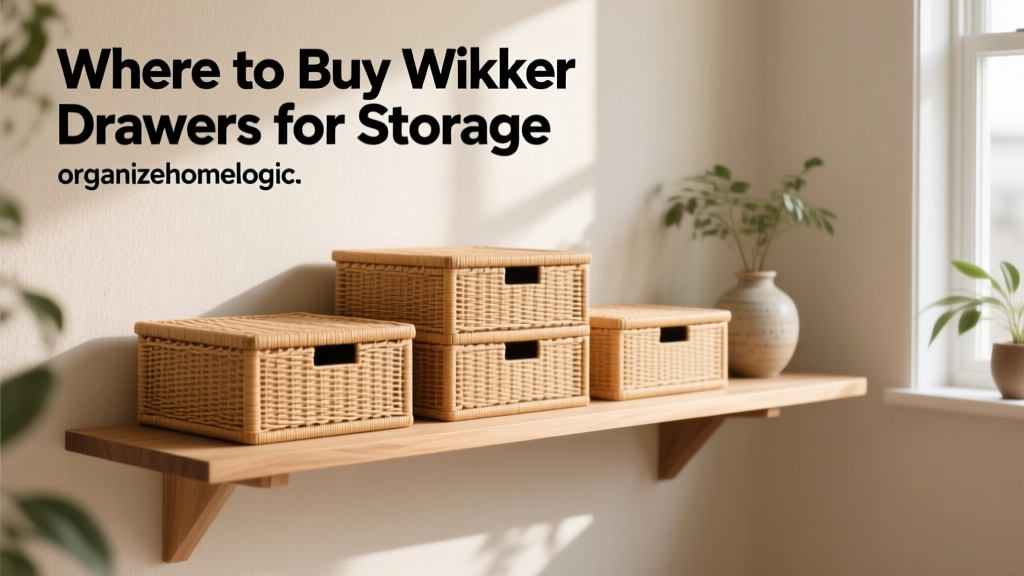 Where to Buy Wicker Drawers for Storage