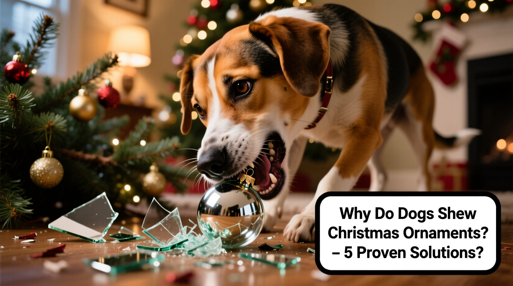 why does my dog chew christmas tree ornaments behavior solutions
