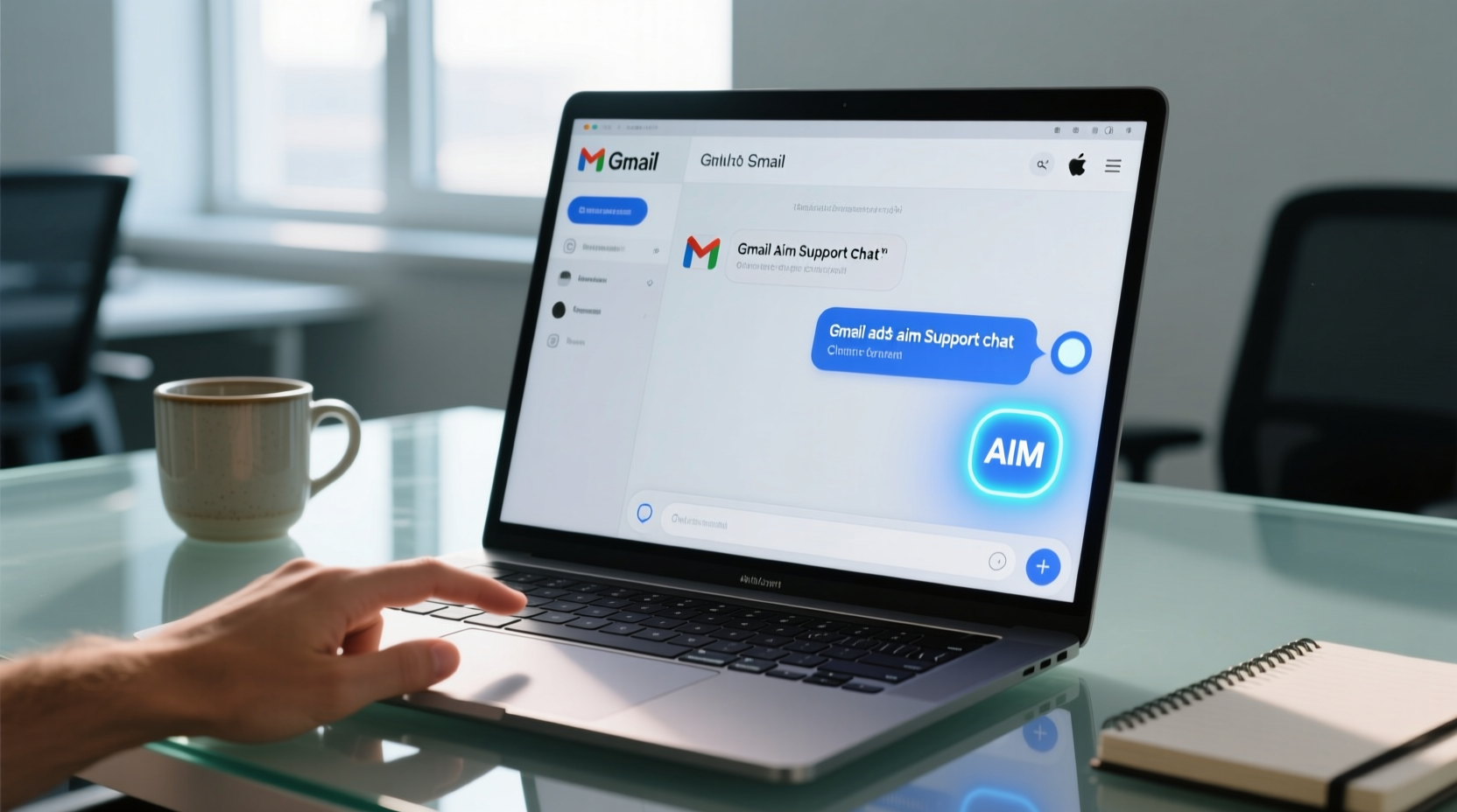 gmail adds aim support to chat