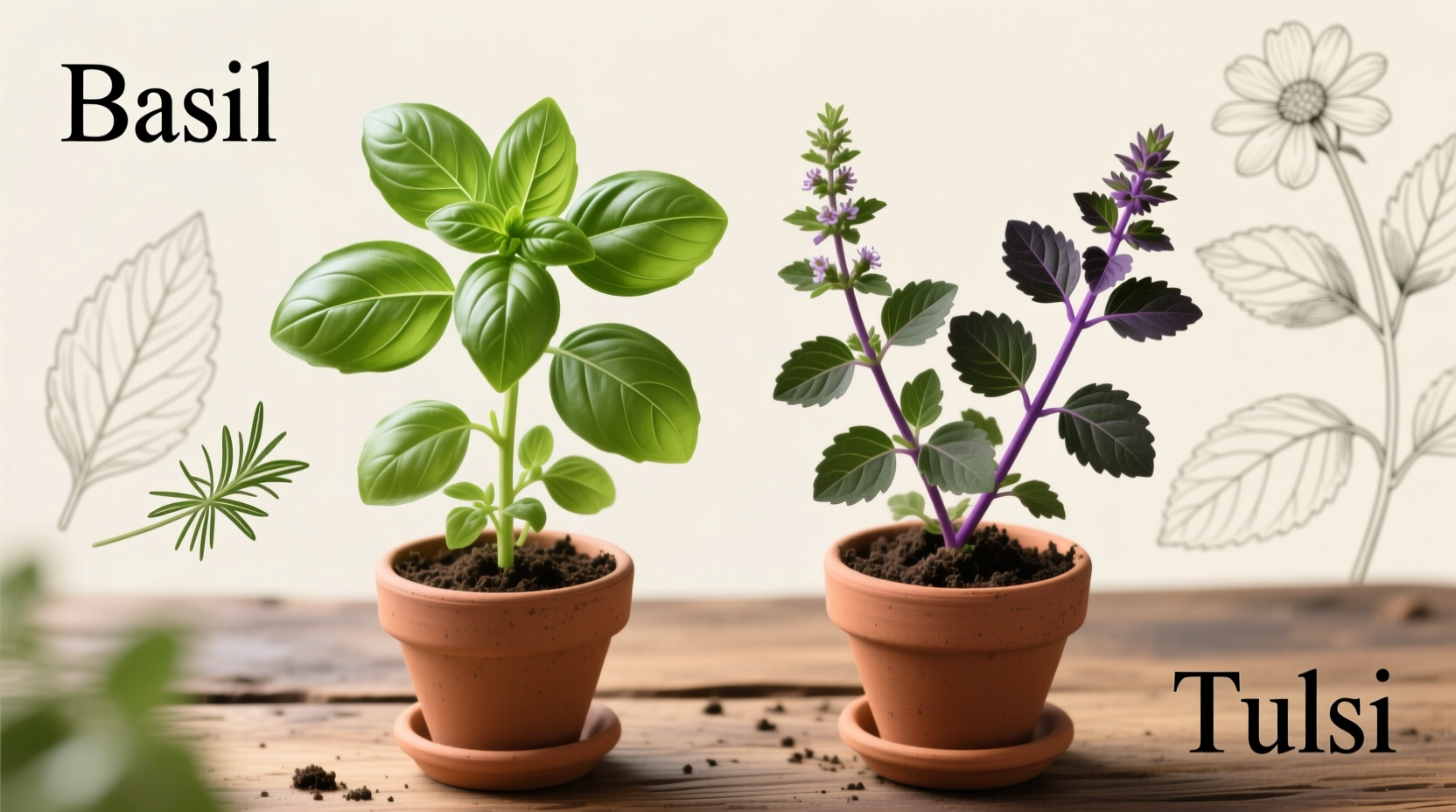 Basil vs Tulsi: 5 Key Differences | TheHomeSprouts