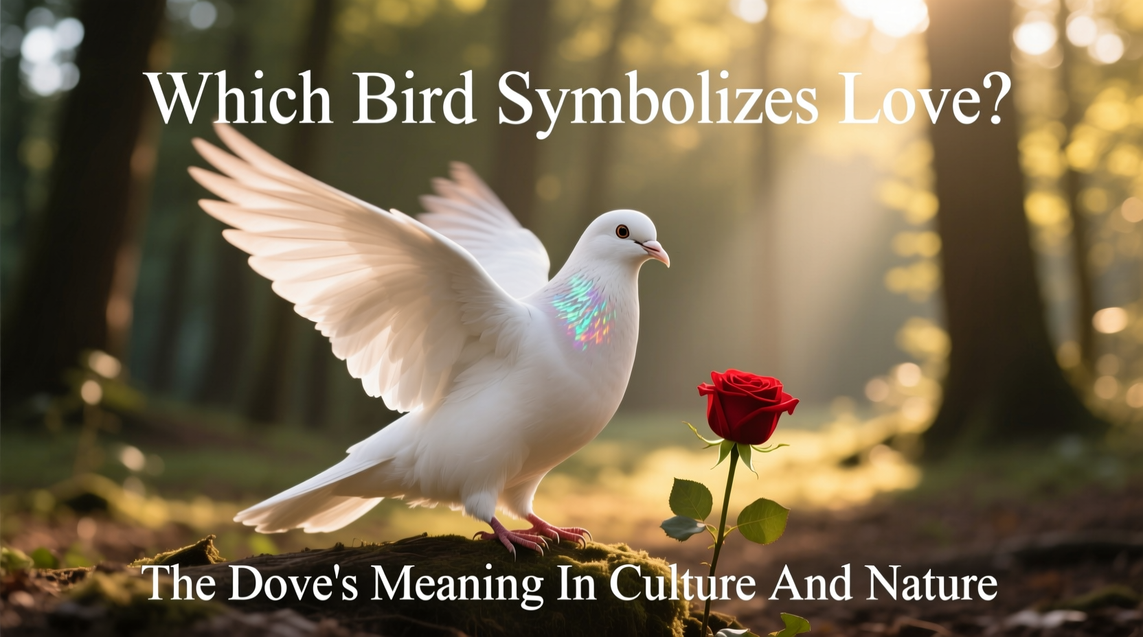what bird represents love