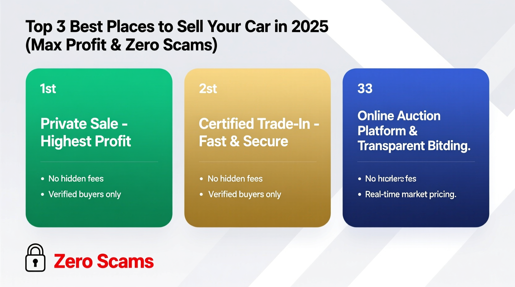 best places to sell your car