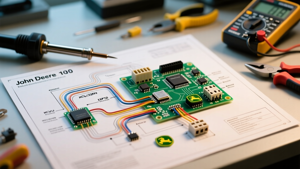John Deere 100 Series Wiring Diagram: Electrical Schematic Troubleshooting