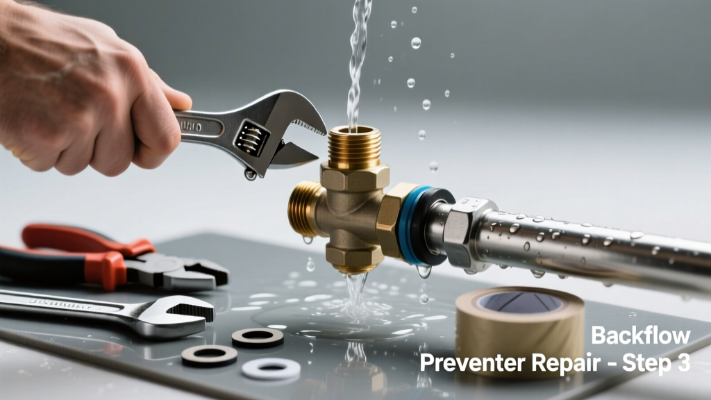 Fixing a Leaking, Noisy Backflow Preventer