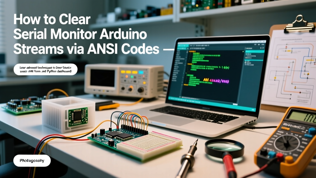 How to Clear Serial Monitor Arduino Streams via ANSI Codes