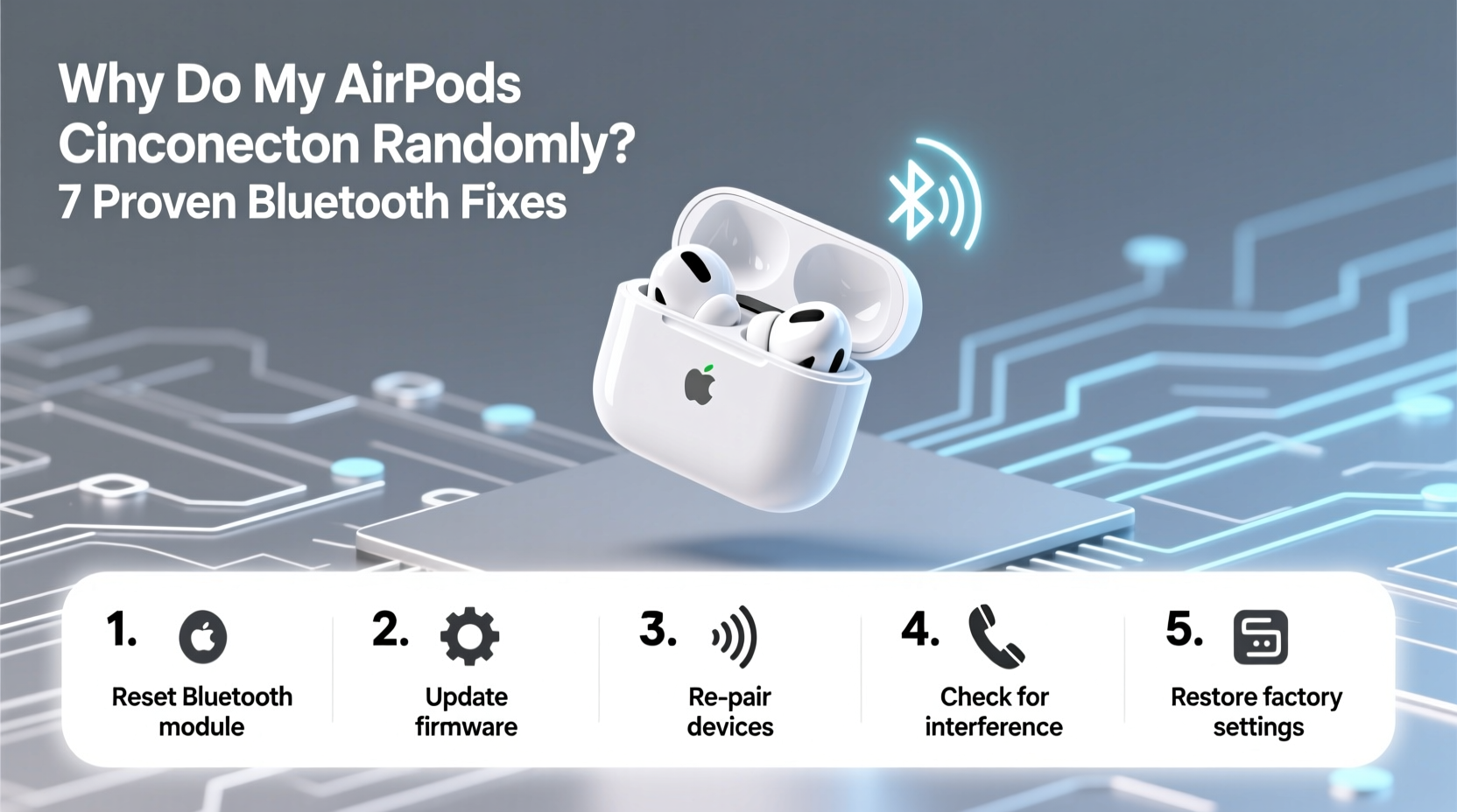 why does my airpod disconnect randomly bluetooth fixes