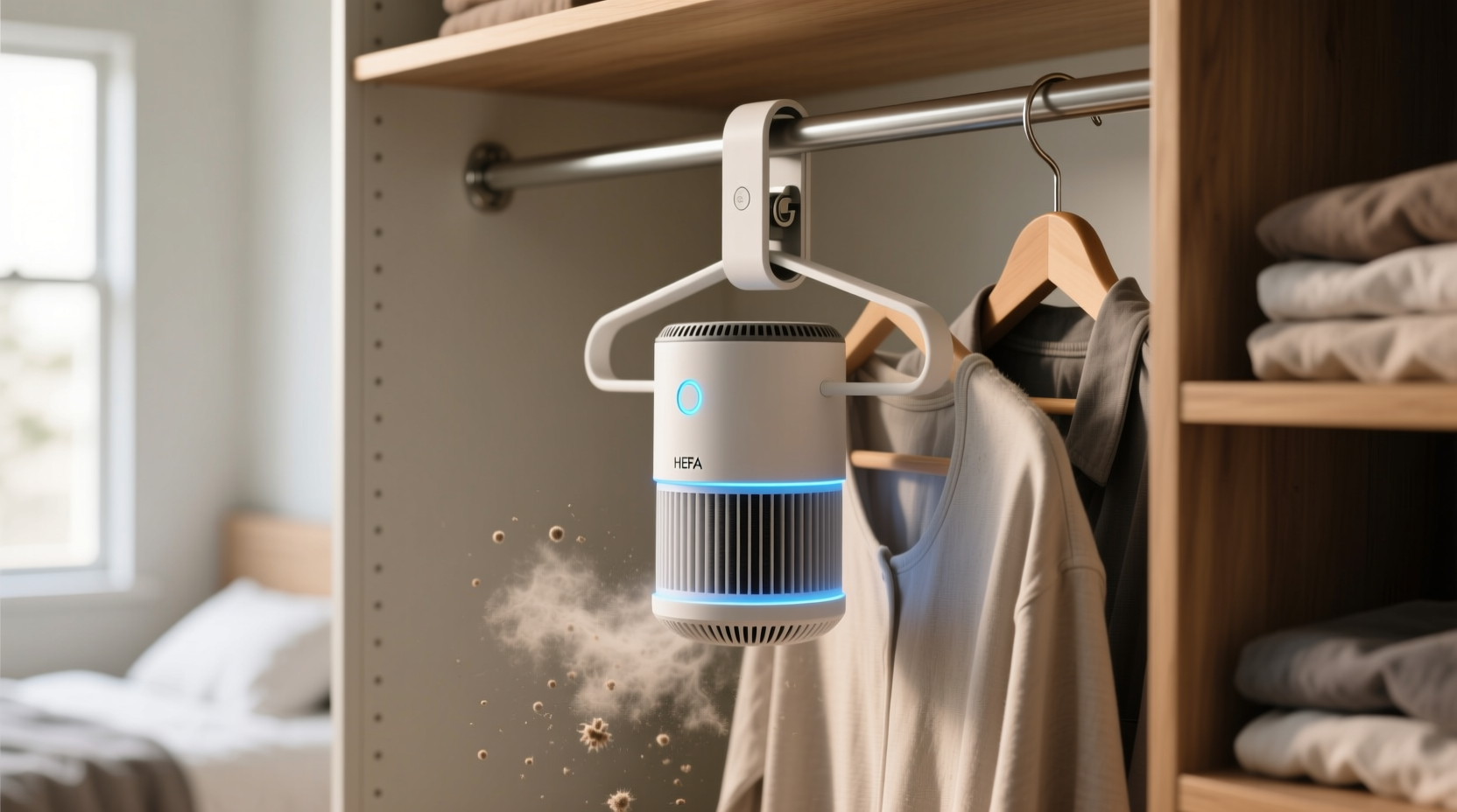 closet organization tips air purifier vs hepa hanger clips