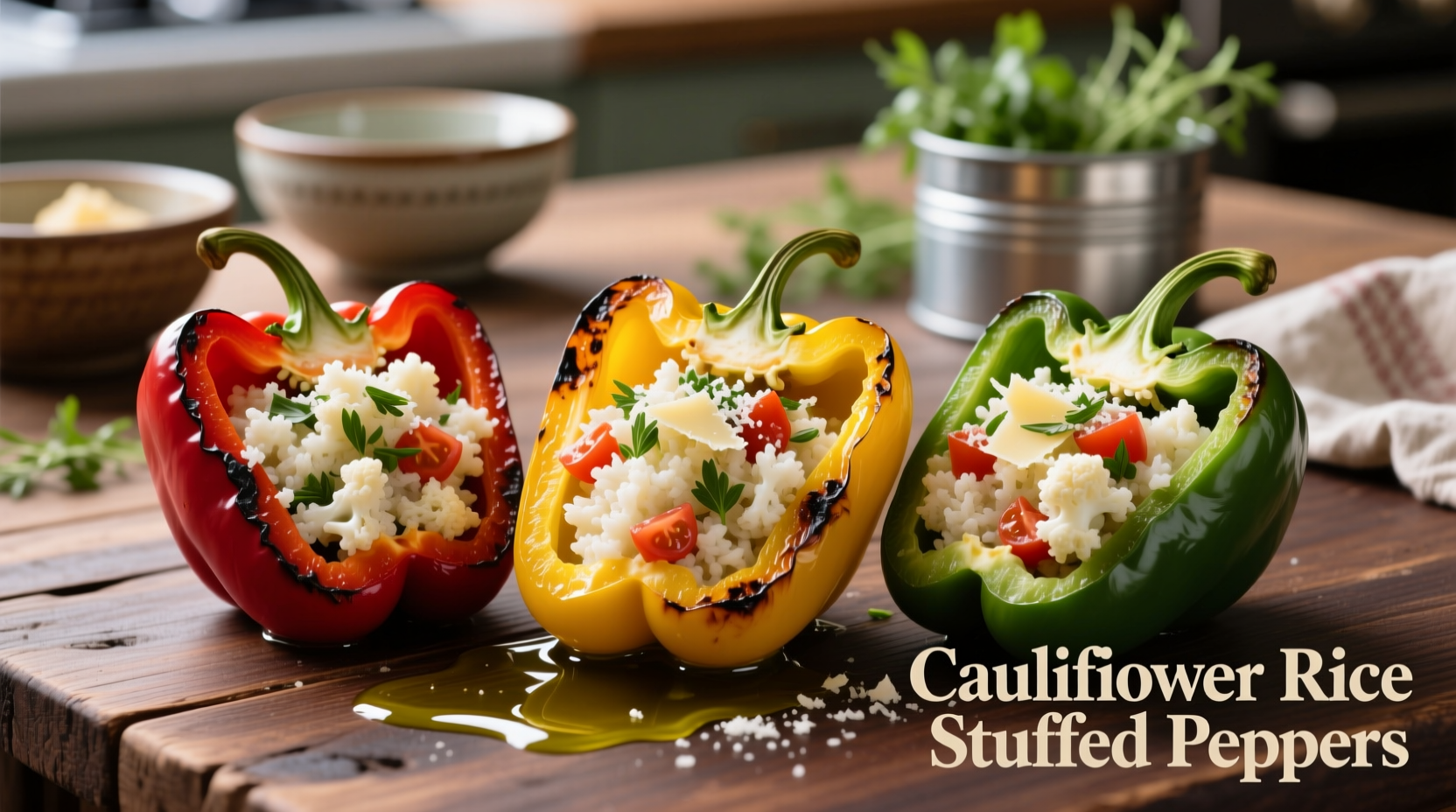 Cauliflower Rice Stuffed Peppers: Healthy Recipe Guide