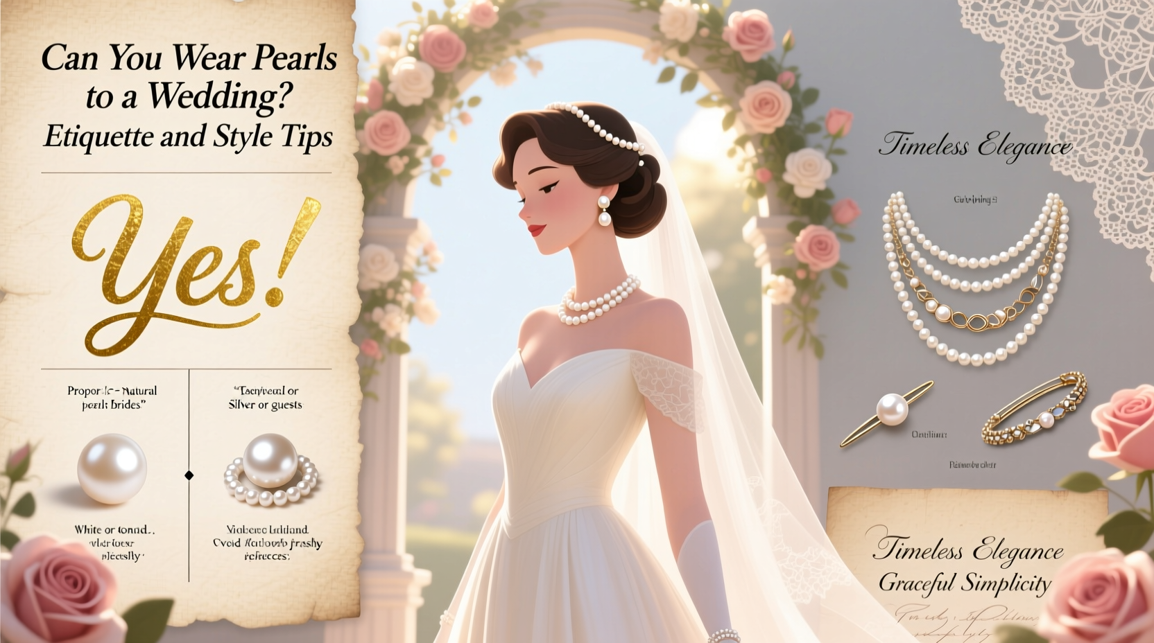 can you wear pearls to a wedding