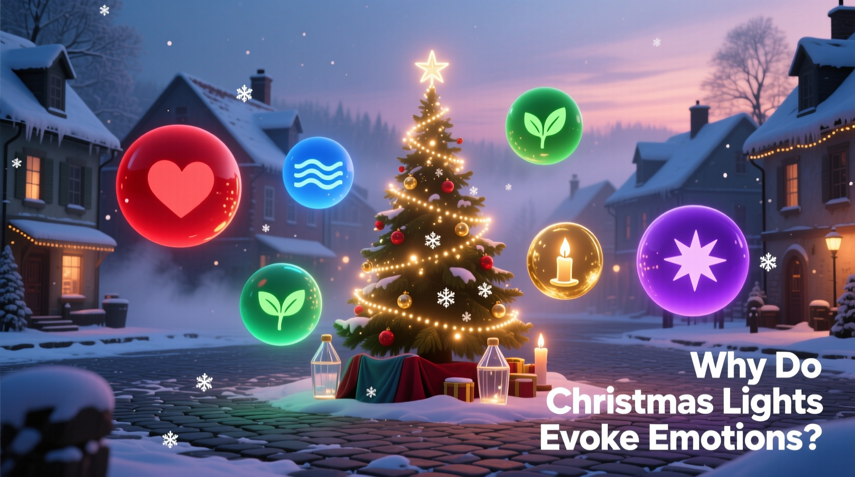 why are certain christmas light colors linked to specific emotions