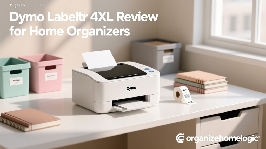 Dymo LabelWriter 4XL Review for Home Organizers
