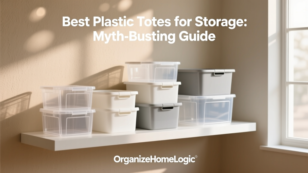 Best Plastic Totes for Storage: Truths & Tips