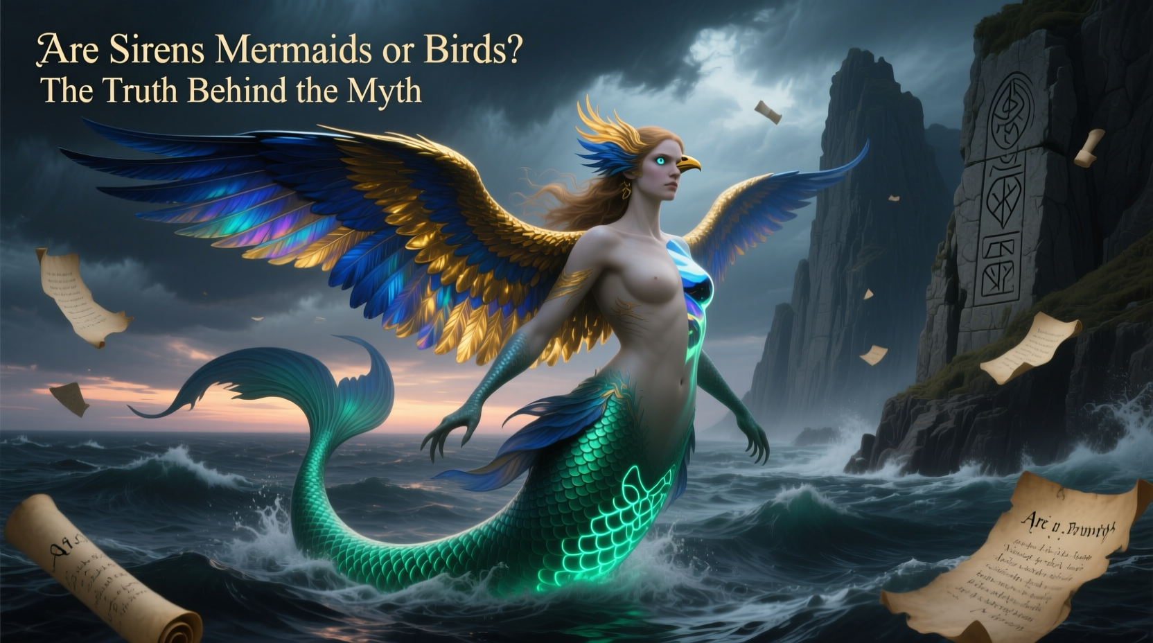 are sirens mermaids or birds