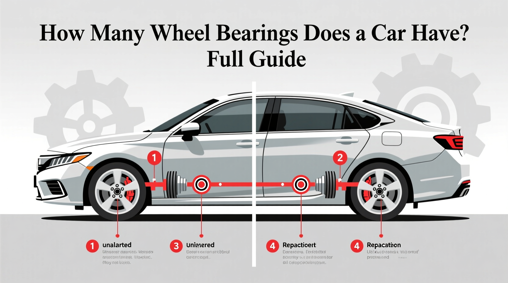 how many wheel bearings does a car have