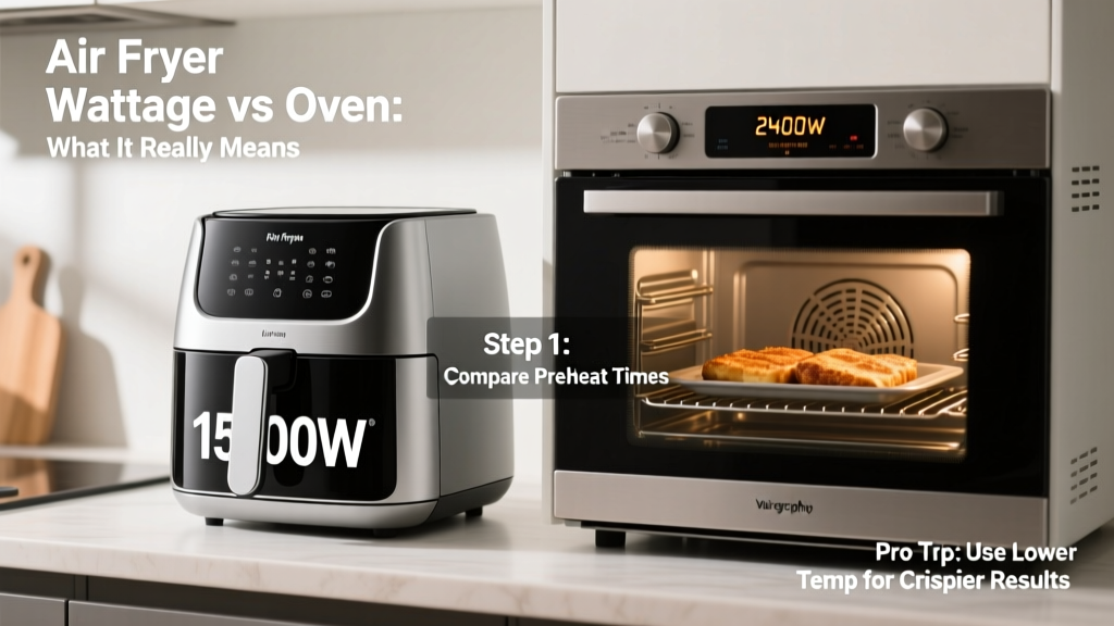Air Fryer Wattage vs Oven: What It Really Means