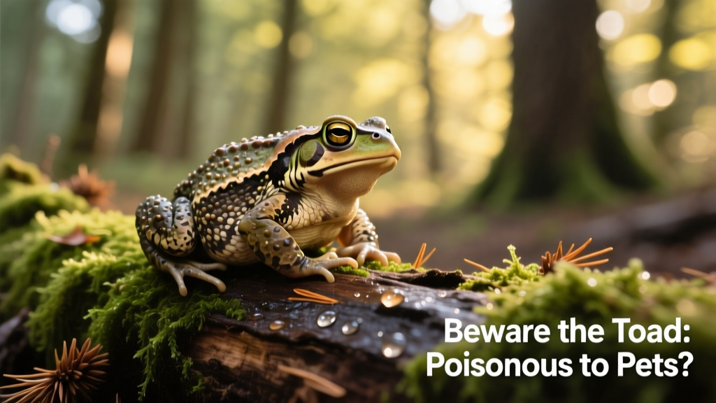 a close-up of a bufo toad sitting on a mossy log