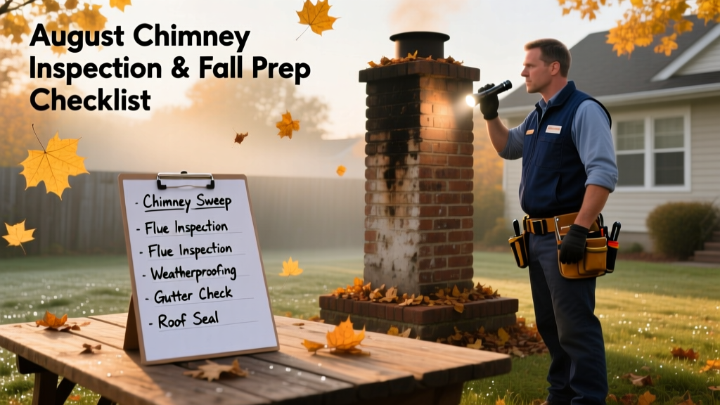 August Chimney Inspection & Fall Prep Checklist