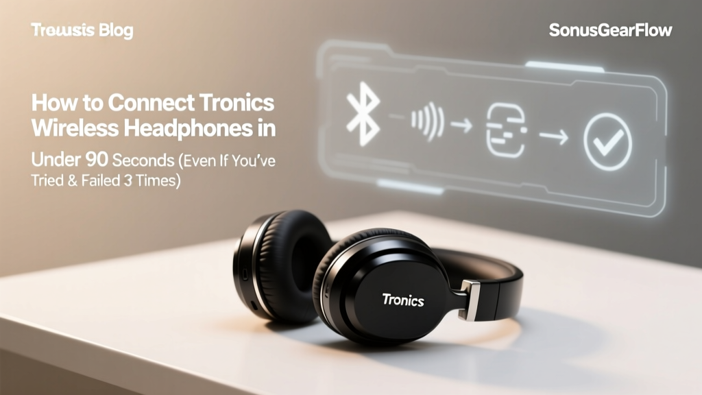 Tronics Wireless Headphones Pairing Guide (2026)